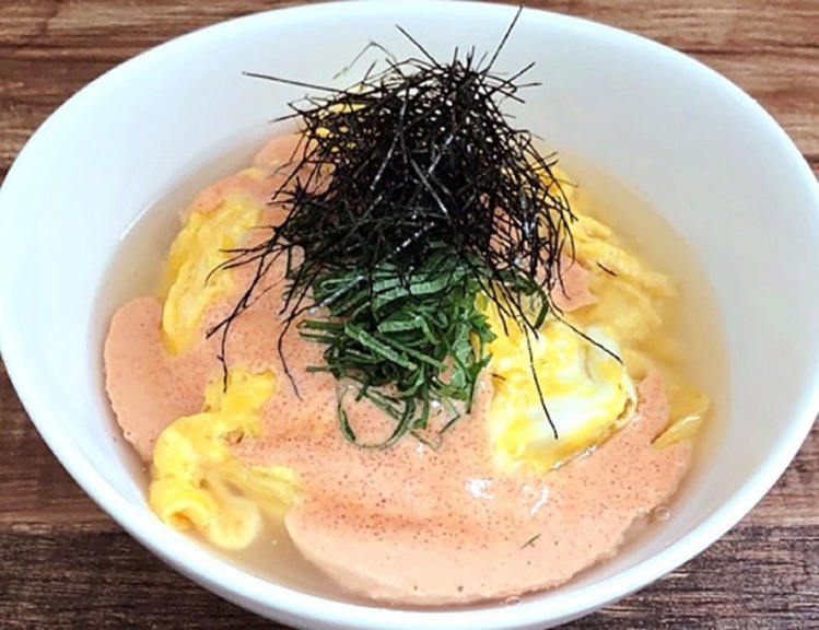 和風明太オムライス(スープ付)