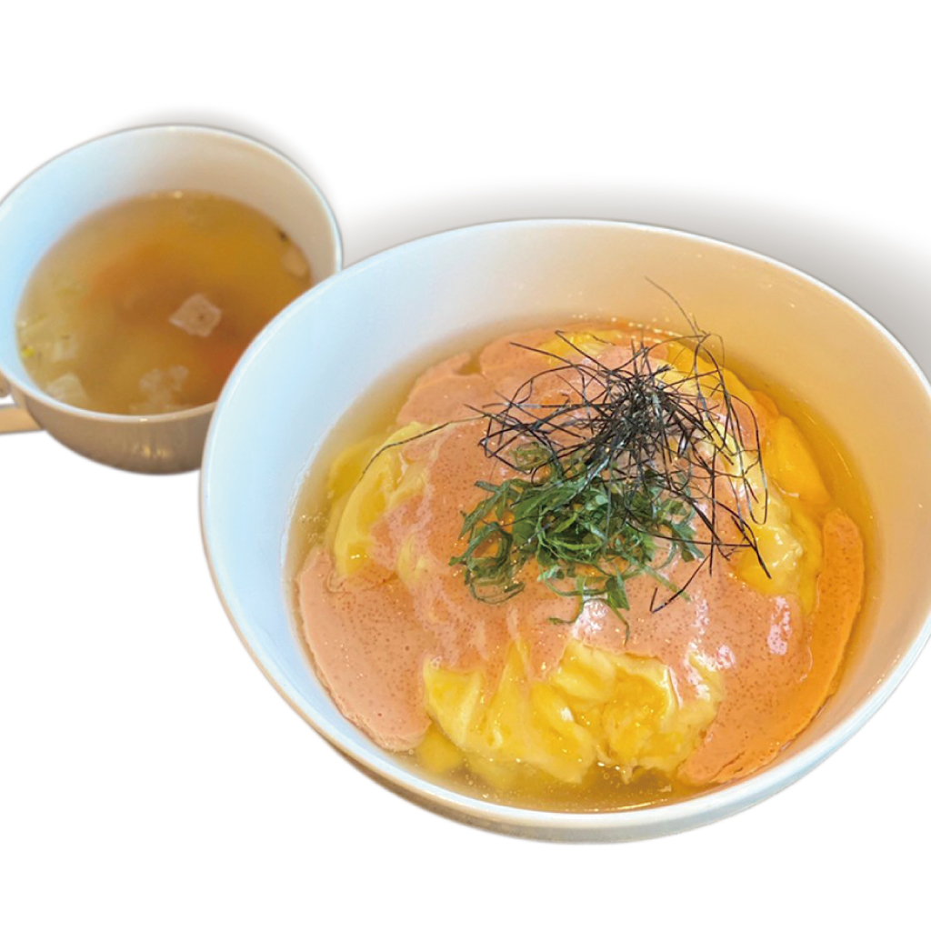 和風明太オムライス(スープ付)