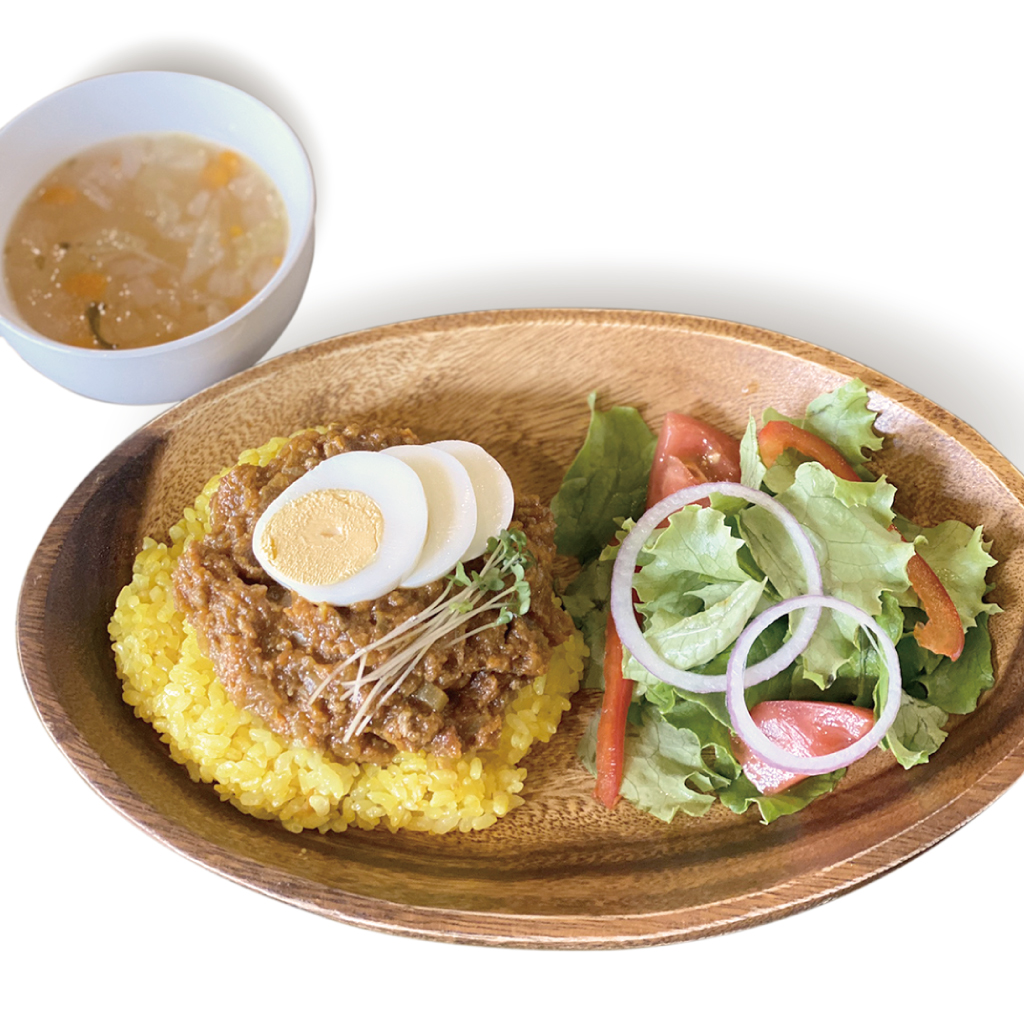 【新登場!】ドライカレー(スープ付)